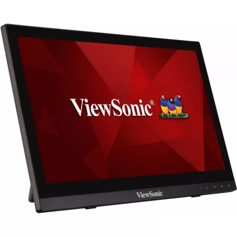 Viewsonic TD1630-3 computer monitor 39.6 cm (15.6 inch) 1366 x 768 pixels HD LCD Touchscreen Multi-user Black