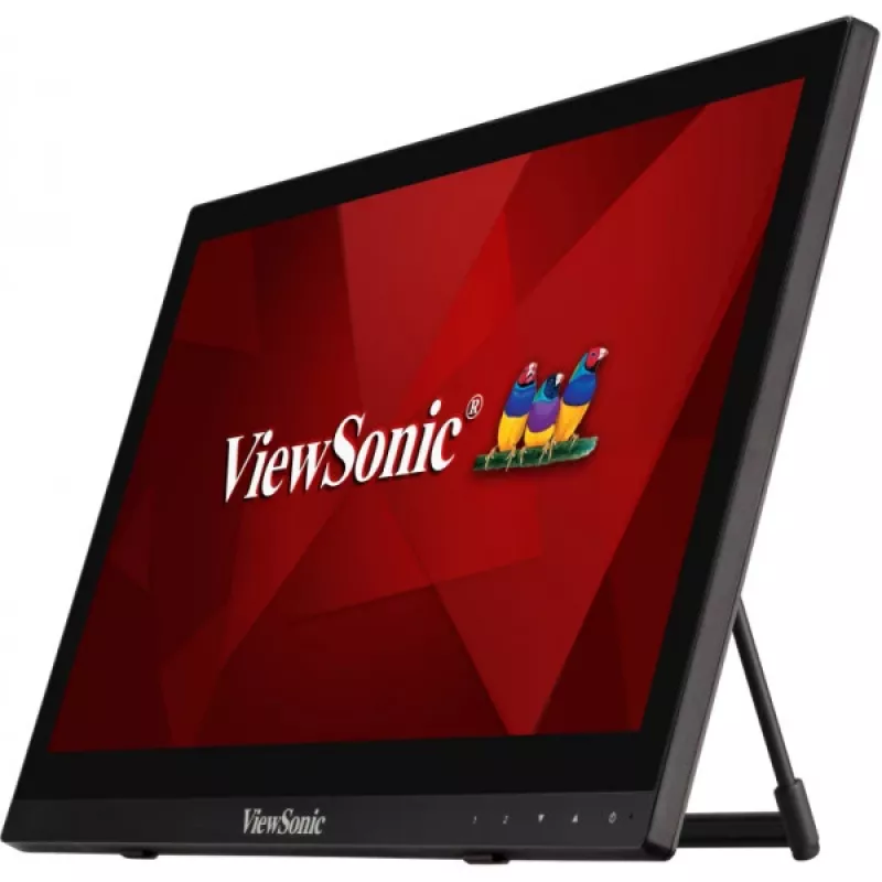Viewsonic TD1630-3 computer monitor 39.6 cm (15.6 inch) 1366 x 768 pixels HD LCD Touchscreen Multi-user Black