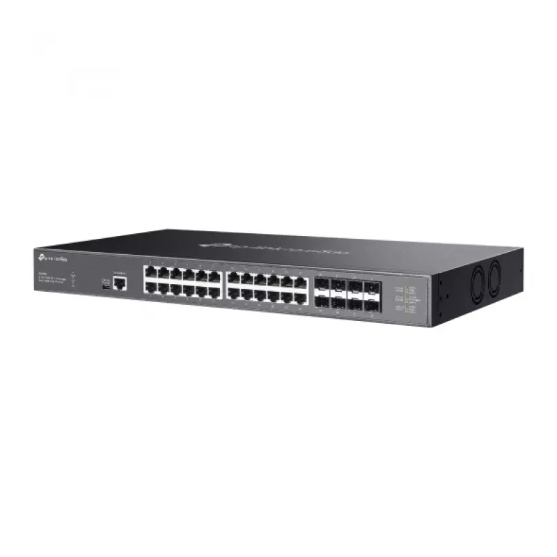 TP-Link Omada 24-Port 10GBASE-T L2+ Managed Switch with 8 10GE SFP+ Slots