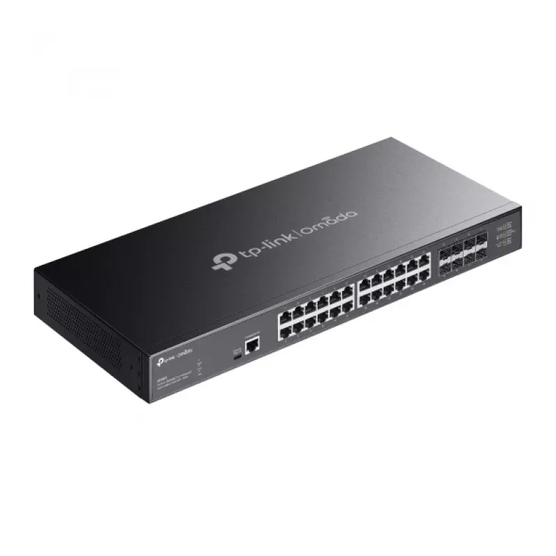 TP-Link Omada 24-Port 10GBASE-T L2+ Managed Switch with 8 10GE SFP+ Slots