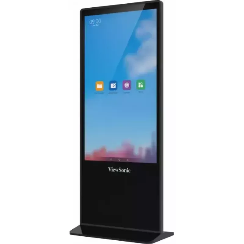 Viewsonic EP5542T Signage Display Totem design 139.7 cm (55 inch) LED 450 cd/m² 4K Ultra HD Black Touchscreen Android 8.0