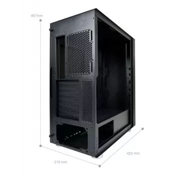 PC case LC-Power LC-8000B-ON Midi Tower Black