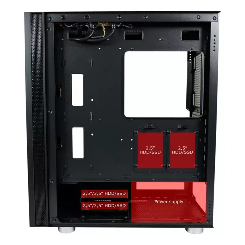 PC case LC-Power LC-8000B-ON Midi Tower Black