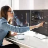 ALOGIC Desktop Monitor - Clarity Max Touch - 32in TouchScreen - 3840x2160 (4K UHD) with USB-C Power Delivery and Webcam