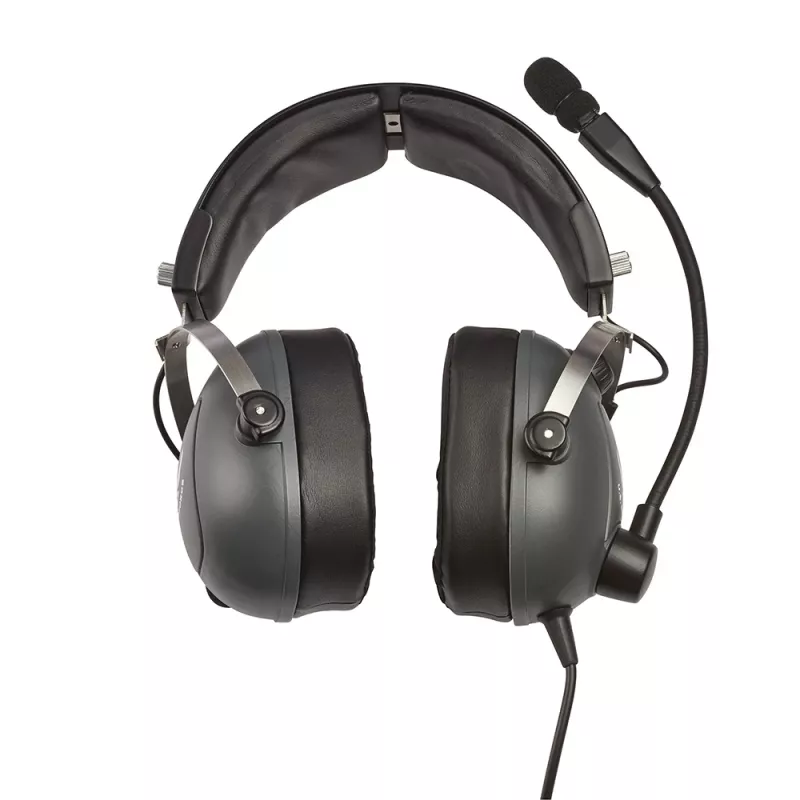 Thrustmaster T.Flight U.S. Air Force Headphones Wired Head-band Aviation/Air traffic control Black, Grey
