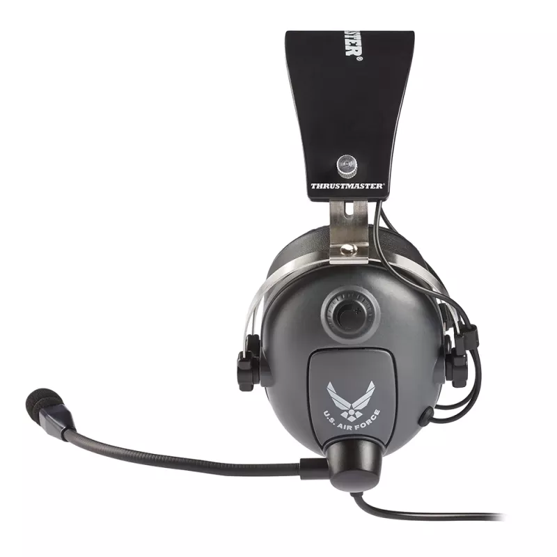 Thrustmaster T.Flight U.S. Air Force Headphones Wired Head-band Aviation/Air traffic control Black, Grey