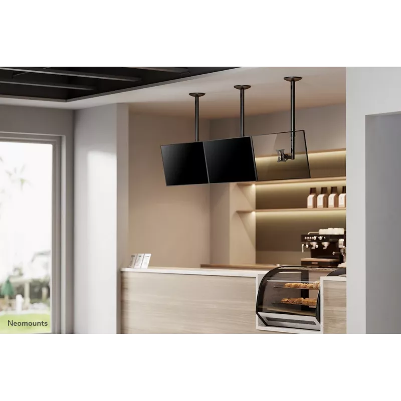 Neomounts FPMA-C050BLACK Monitor/TV mount ceiling 10-30 inch - h 60-85 cm