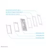 Neomounts WL15-650WH1 Tablet wall mount 9.7-11 inch - lockable