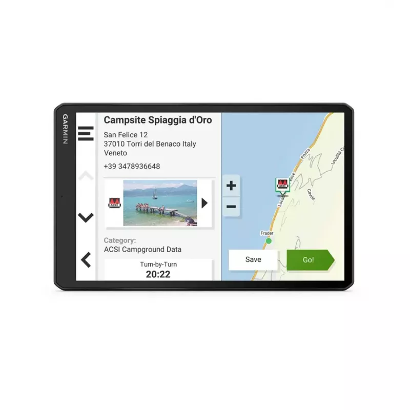 Navigator Garmin Camper 1095 Black