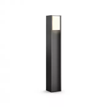 Philips Hue White Turaco Outdoor post 1647493P0, Smart pedestal/post lighting, Bluetooth/Zigbee, Anthracite, LED, Aluminium, E27