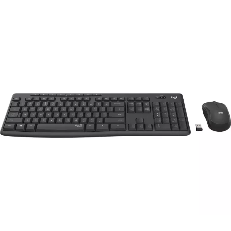 LOGITECH Mk295 Silent Wireless Combo Graphite Azerty French