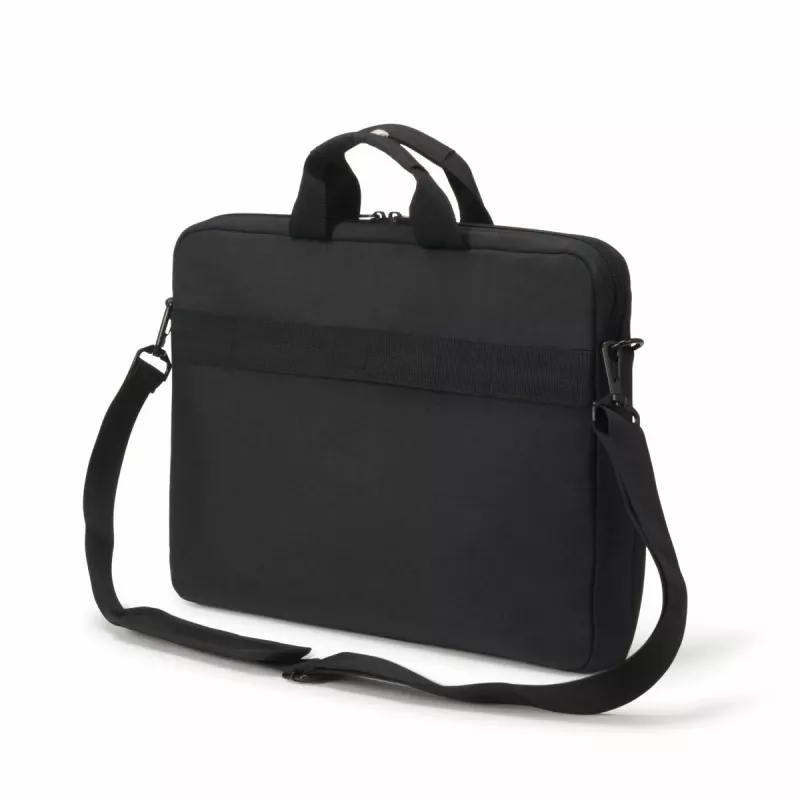 DICOTA Eco Slim Case Plus Base - 13-15.6in Notebook Case - Black / 300d Rpet Polyester