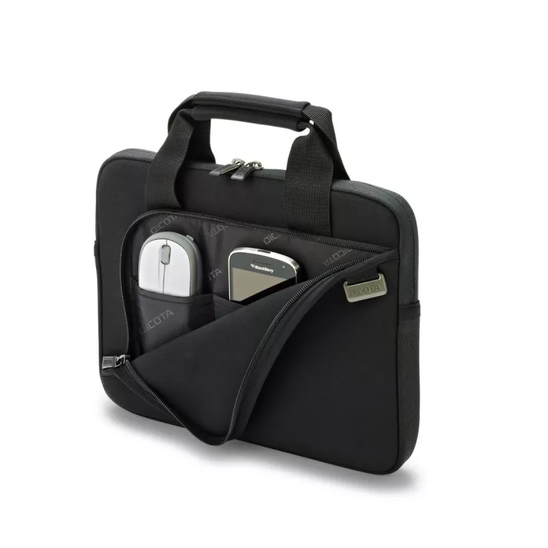 DICOTA Smart Skin - 13-13.3in Notebook Sleeve - Black / Neoprene With 100% Recycled Surface Fabric