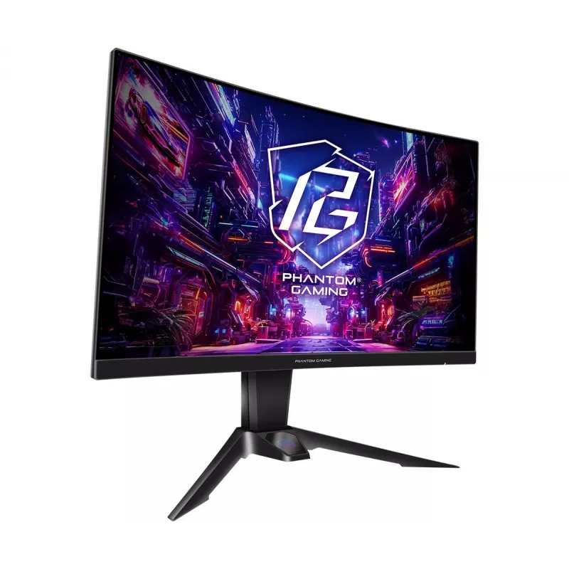 ASROCK Gaming Monitor - Pg27qrt2a - 27in - 2560 X 1440 Qhd - Curved 180hz - Black