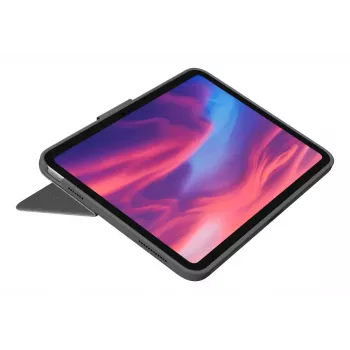 LOGITECH Combo Touch for iPad (10th gen) - Oxford Grey - Qwerty UK