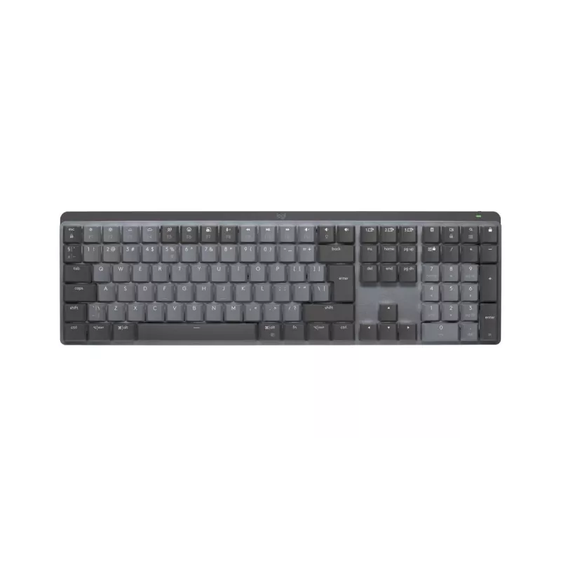 LOGITECH MX Mechanical Wireless Illuminated Performance Keyboard - Graphite US International Qwerty Tactile Quiet