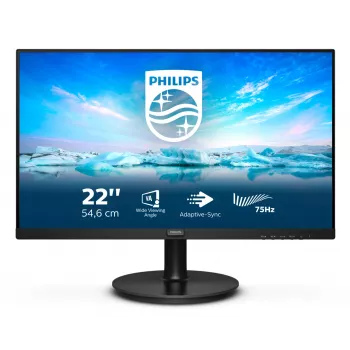Philips V Line 222V8LA/00 computer monitor 54.6 cm (21.5 inch) 1920 x 1080 pixels Full HD LCD Black