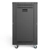 DIGITUS 16U AVS Rack 780x507x460mm Threaded Mounting Holes Castors Black