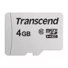 TRANSCEND Micro Sdhc Card 300s 4GB Uhs-i U1 Without Adapter