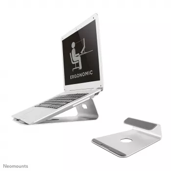 Neomounts NSLS025 Laptop stand 10-17 inch - universal, Laptop stand, Silver, Aluminium, 25.4 cm (10 inch), 43.2 cm (17 inch), 5 kg