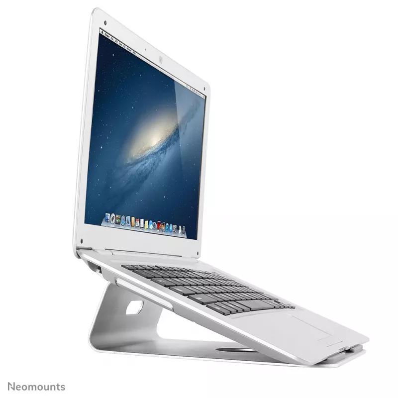 Neomounts NSLS025 Laptop stand 10-17 inch - universal, Laptop stand, Silver, Aluminium, 25.4 cm (10 inch), 43.2 cm (17 inch), 5 kg