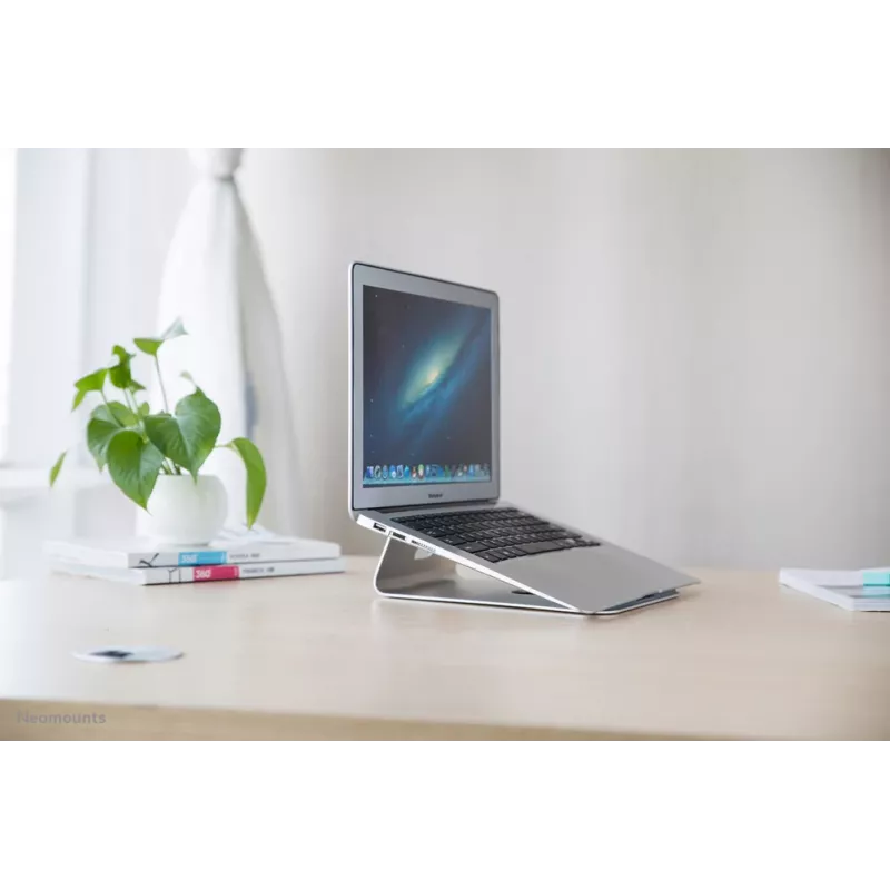 Neomounts NSLS025 Laptop stand 10-17 inch - universal, Laptop stand, Silver, Aluminium, 25.4 cm (10 inch), 43.2 cm (17 inch), 5 kg