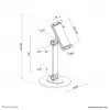 Neomounts DS15-540BL1 Tablet stand 4.7-12.9 inch - universal