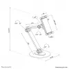 Neomounts DS15-550BL1 Tablet stand 4.7-12.9 inch - universal