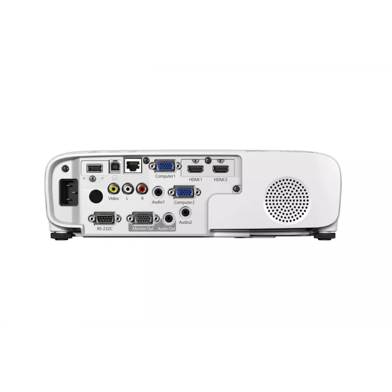 Desktop projector Epson EB-W49 — 3LCD, WXGA 1280×800, 3800 ANSI lm, 16:10, 1.2x manual zoom, 2.7 kg, white