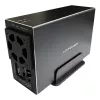 LC-POWER Lc-35u3-rid-2, Externl 2-by 3.5 St Hrd Drive Enclosure With Rid, Luminium, Blck