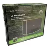 LC-POWER Lc-35u3-rid-2, Externl 2-by 3.5 St Hrd Drive Enclosure With Rid, Luminium, Blck
