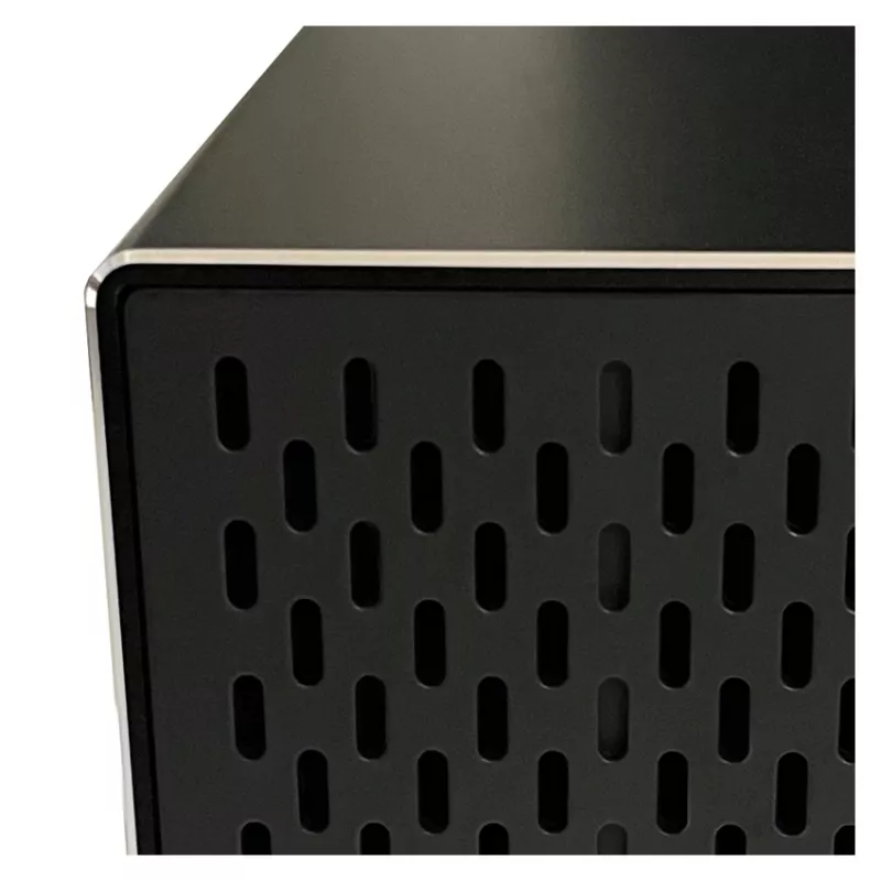 LC-POWER Lc-35u3-rid-2, Externl 2-by 3.5 St Hrd Drive Enclosure With Rid, Luminium, Blck
