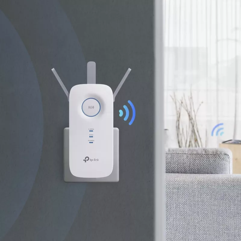 TP-Link RE450 Network transmitter & receiver White 10, 100, 1000 Mbit/s