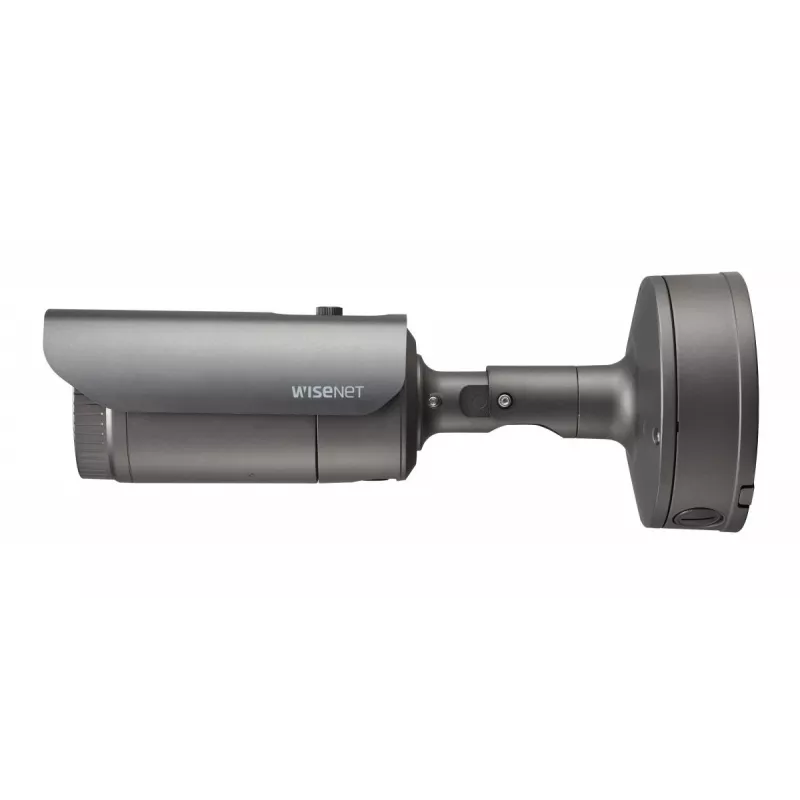 Hanwha Vision WiseNet X XNO-6080R Outdoor Bullet IP Camera, 2 MP, 2.8-12 mm, Day/Night, Vandal-Resistant, Grey