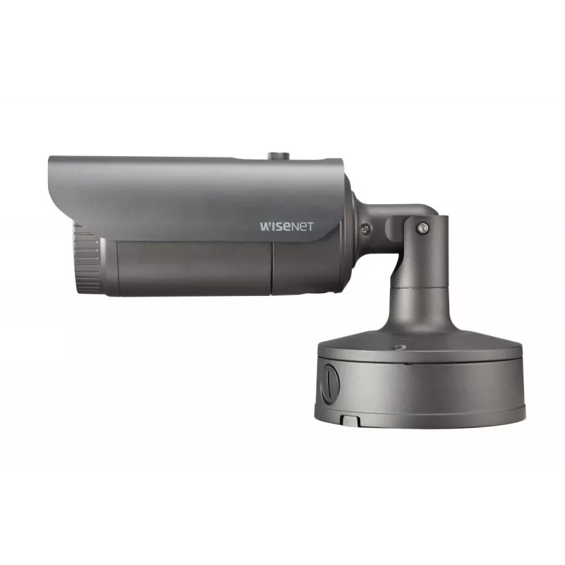 Hanwha Vision WiseNet X XNO-6080R Outdoor Bullet IP Camera, 2 MP, 2.8-12 mm, Day/Night, Vandal-Resistant, Grey