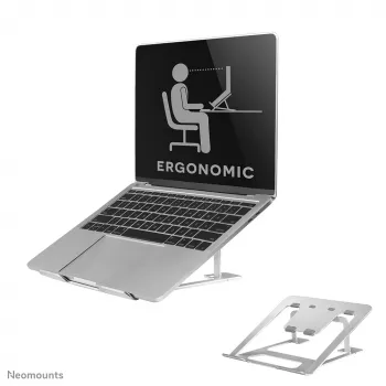 Neomounts NSLS085SILVER Laptop stand 10-17 inch - foldable - compact - universal