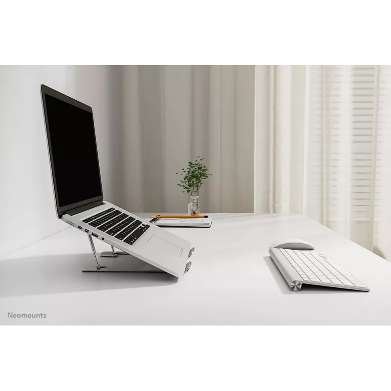 Neomounts NSLS085SILVER Laptop stand 10-17 inch - foldable - compact - universal