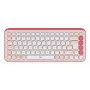 LOGITECH Wireless Keyboard - Pop Icon Keys - Rose & Off White Qwerty Uk