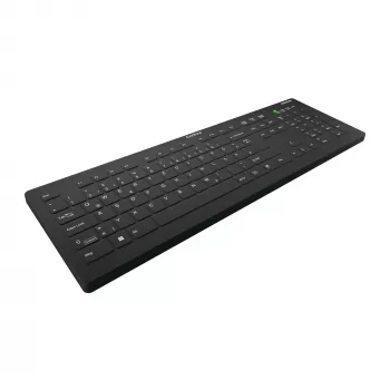 Contour Design Active Key Contour QuickClean Medical Keyboard Removable Cover Full-Size Wireless Black DE C8112