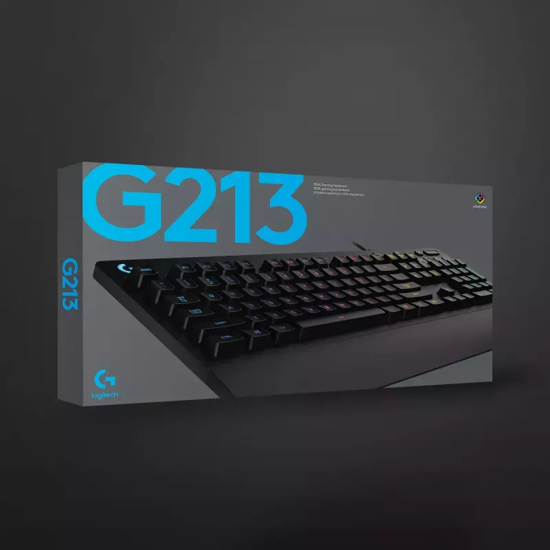 Gaming Keyboard Logitech G G213 Prodigy Full-size RGB LED Wired