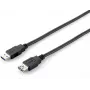 Equip USB 3.0 Type A Extension Cable Male to Female, 2m, 2 m, USB A, USB A, USB 3.2 Gen 1 (3.1 Gen 1), Male/Female, Black