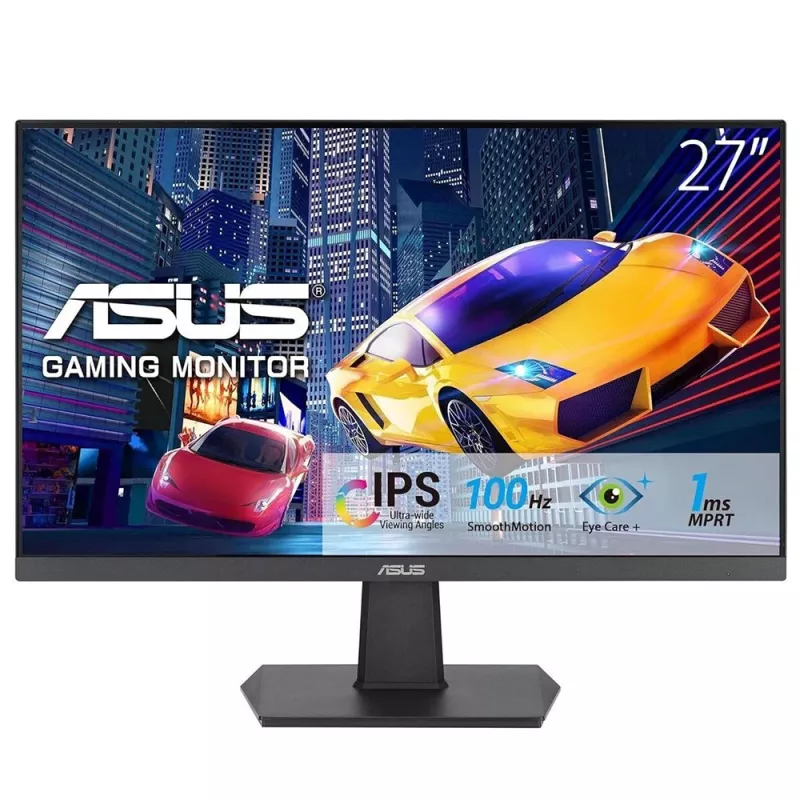 27 inch ASUS VA27EHF IPS LCD monitor, Full HD 1920x1080, 1 ms, 178° viewing angles, VESA, Black