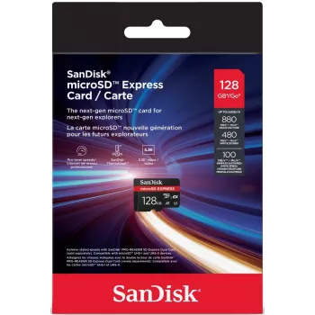 MicroSD Card SanDisk 128GB UHS-I Express SDSQXFN-128G-GN4NN