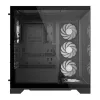 XPG INVADER X Mid-Tower Black, Midi Tower, PC, Black, ATX, micro ATX, Mini-ITX, SPCC, 17.5 cm