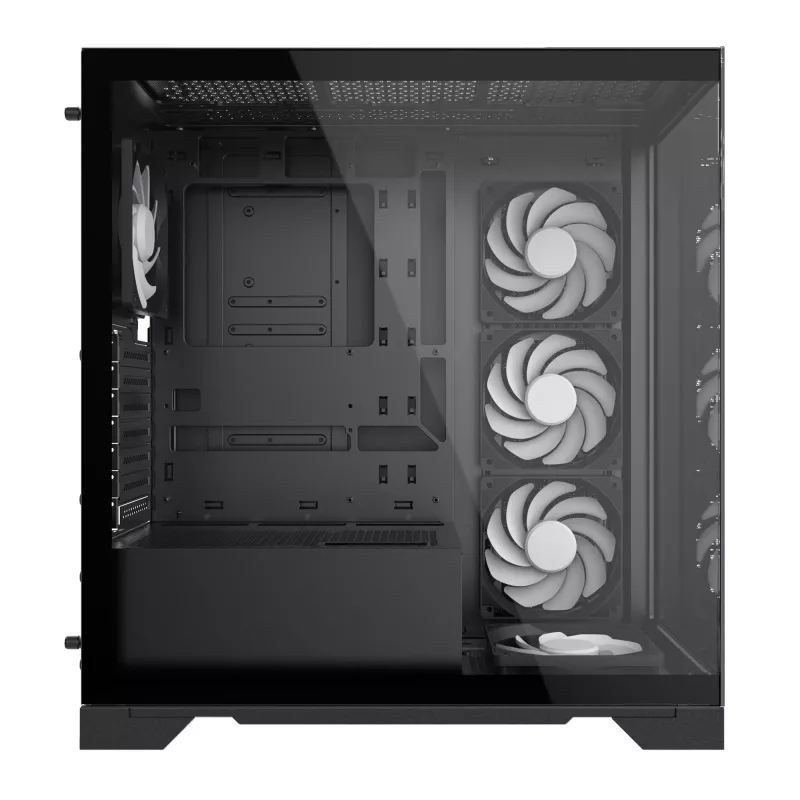 XPG INVADER X Mid-Tower Black, Midi Tower, PC, Black, ATX, micro ATX, Mini-ITX, SPCC, 17.5 cm