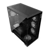 XPG INVADER X Mid-Tower Black, Midi Tower, PC, Black, ATX, micro ATX, Mini-ITX, SPCC, 17.5 cm