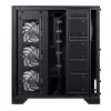 XPG INVADER X BTF MID-TOWER-CASE Black, Midi Tower, PC, Black, ATX, micro ATX, Mini-ATX, SPCC, Tempered glass, 17.5 cm