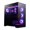 XPG INVADER X BTF MID-TOWER-CASE Black, Midi Tower, PC, Black, ATX, micro ATX, Mini-ATX, SPCC, Tempered glass, 17.5 cm