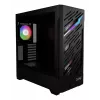 XPG STARKER AIR BTF Mid-Tower Black, Midi Tower, PC, Black, ATX, EATX, micro ATX, Mini-ITX, SPCC, Tempered glass, Gaming