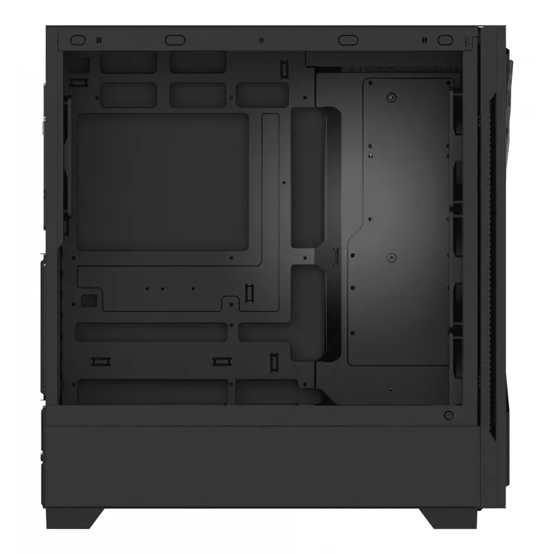 XPG STARKER AIR BTF Mid-Tower Black, Midi Tower, PC, Black, ATX, EATX, micro ATX, Mini-ITX, SPCC, Tempered glass, Gaming